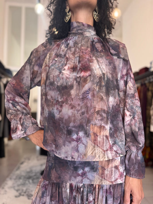 Camicia morbida in fantasia
