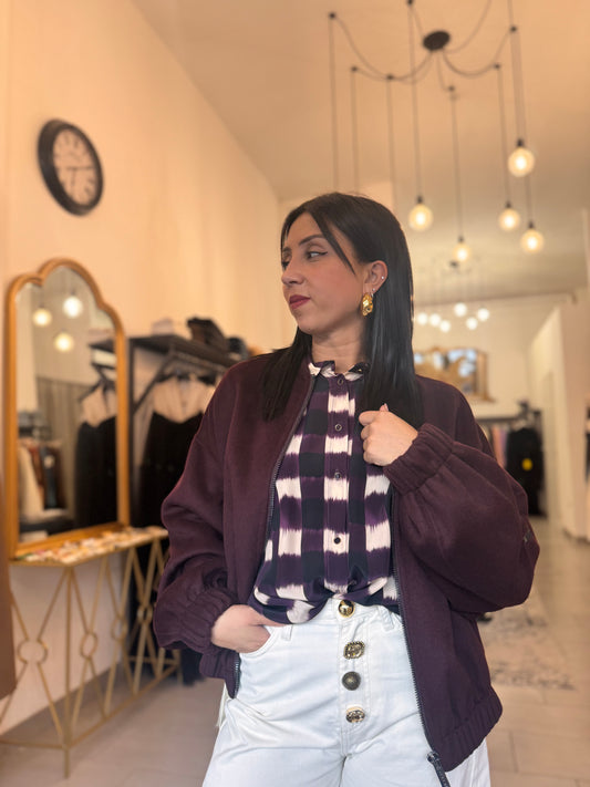 Bomber Vicolo Bordeaux