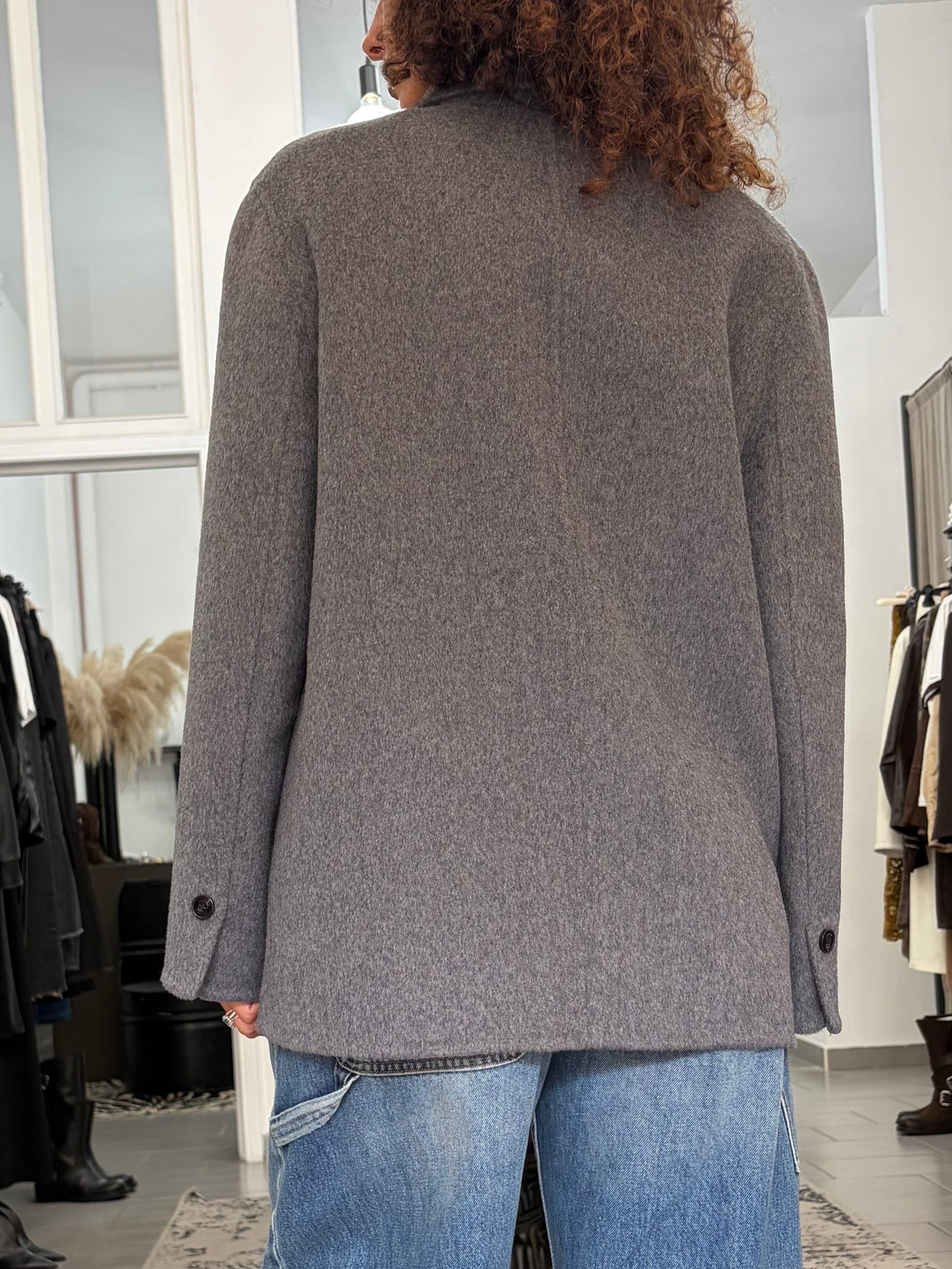 Cappotto corto grigio Vicolo