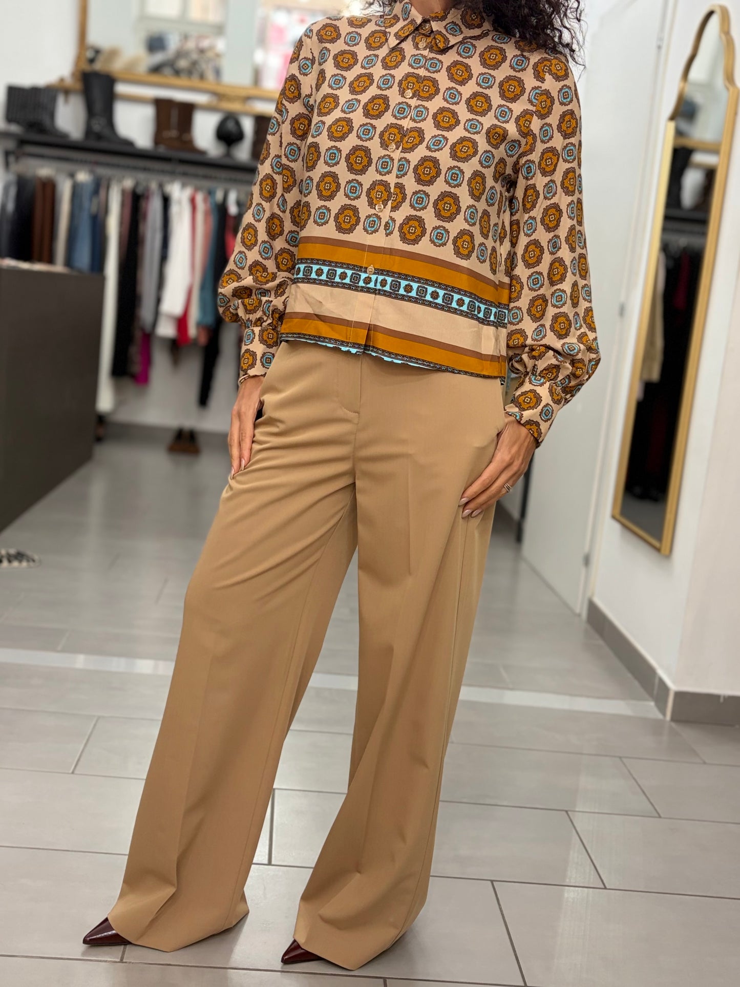 Camicia fantasia vintage Dixie