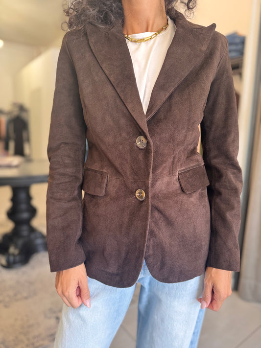Blazer scamosciato Vicolo