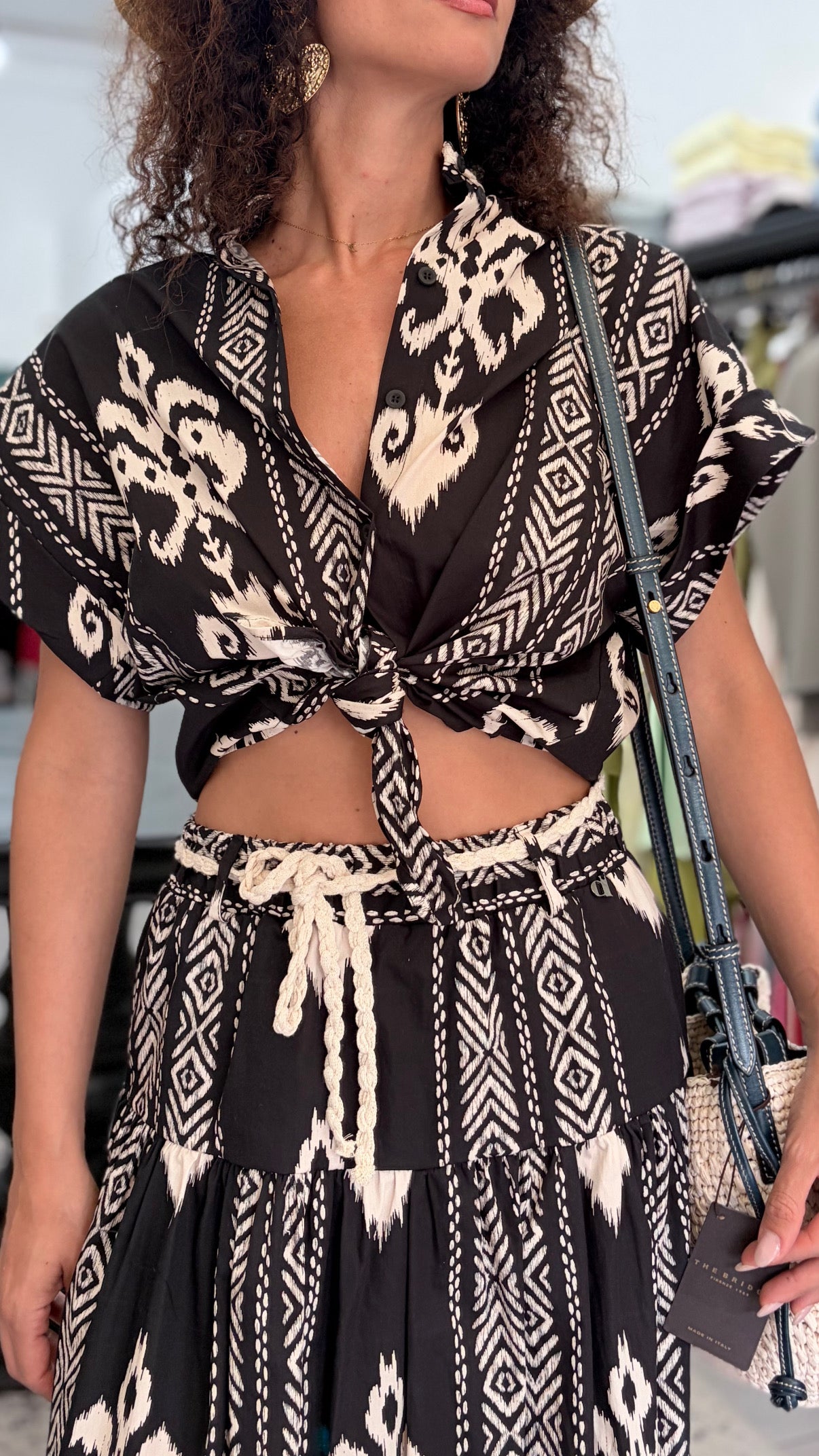 Camicia crop Dixie