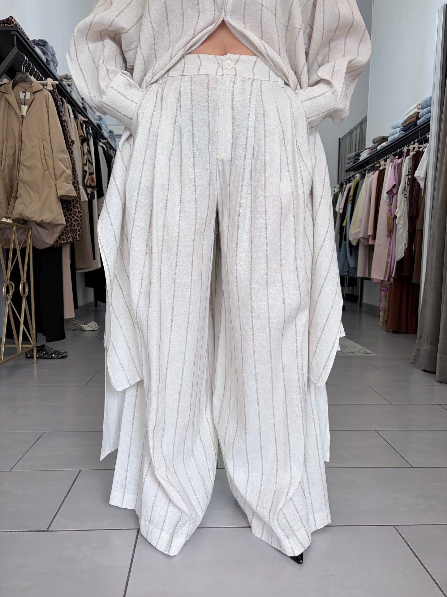 Pantalone gessato Eleh
