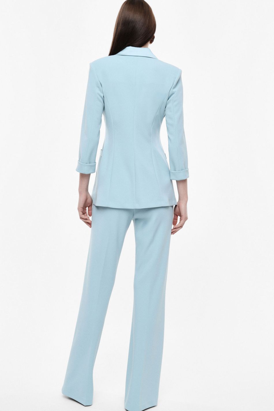 Pantalone flare sartoriali vita alta