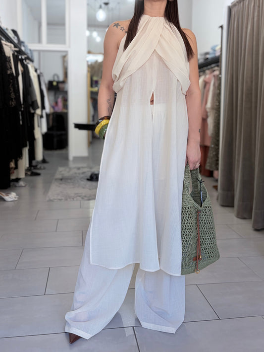 Pantalone morbido Eleh con elastico