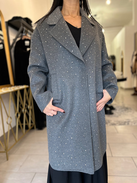 Cappotto Vicolo grigio perla