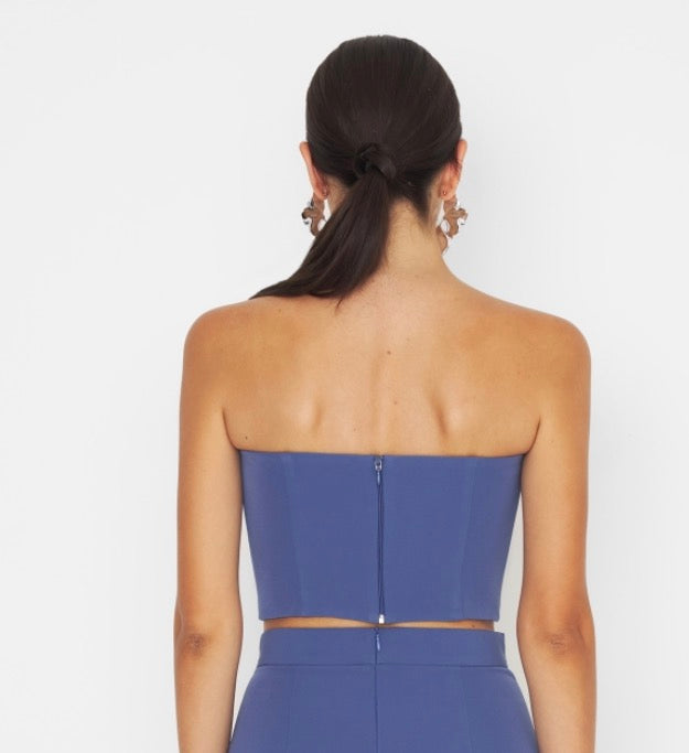 Top bustier pavone Silence