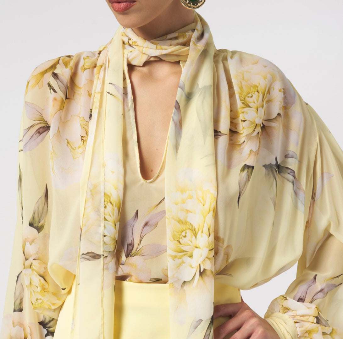 Blusa in chiffon