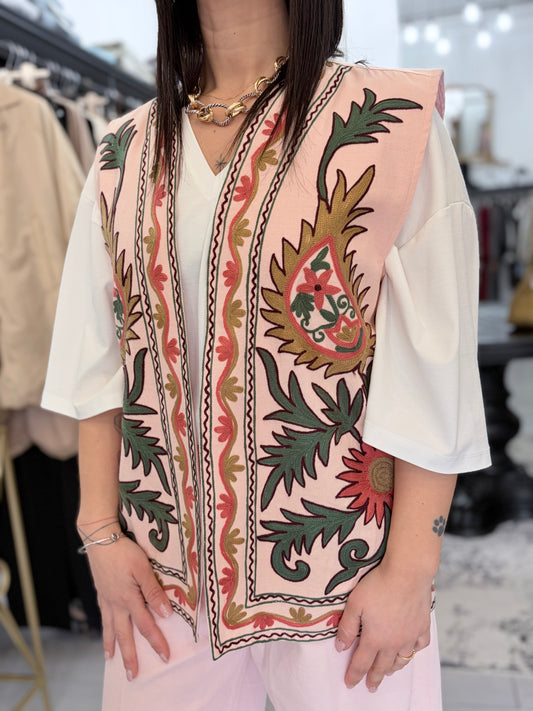 Gilet Dixie fantasia 100% cotone