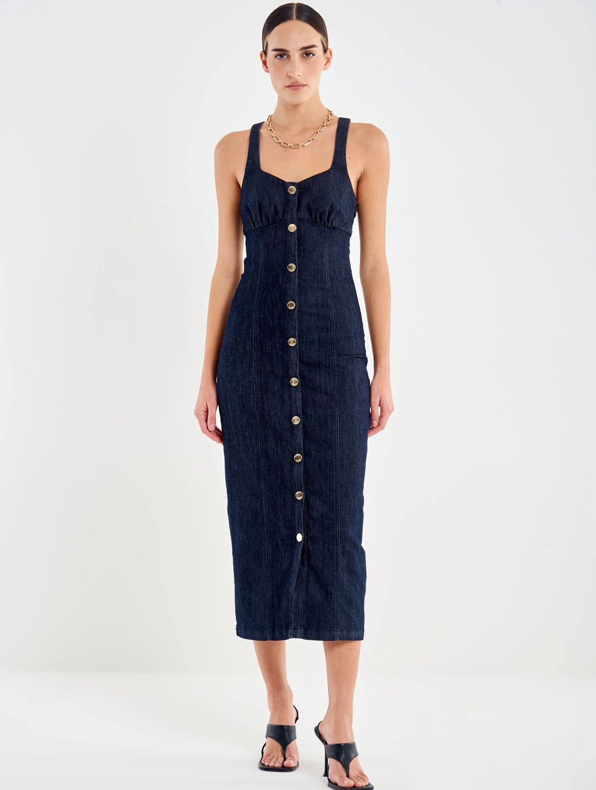 Abito in denim lungo Vicolo