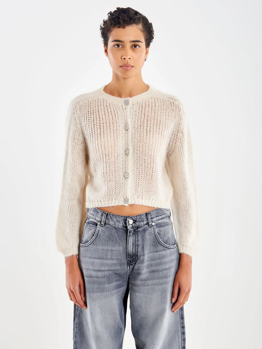 Cardigan Vicolo con bottoni gioiello