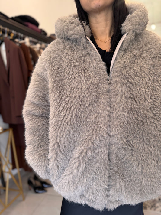 Pelliccia orsetto Eleh grigio