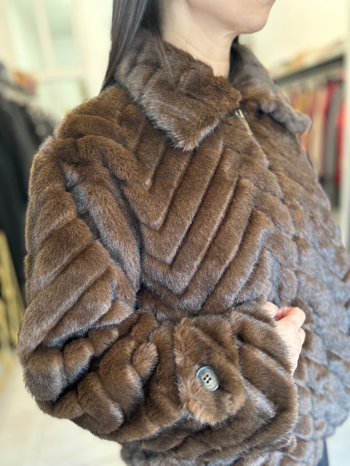 Eco pelliccia Vicolo marrone