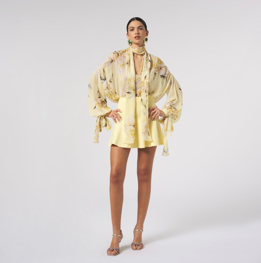 Blusa in chiffon