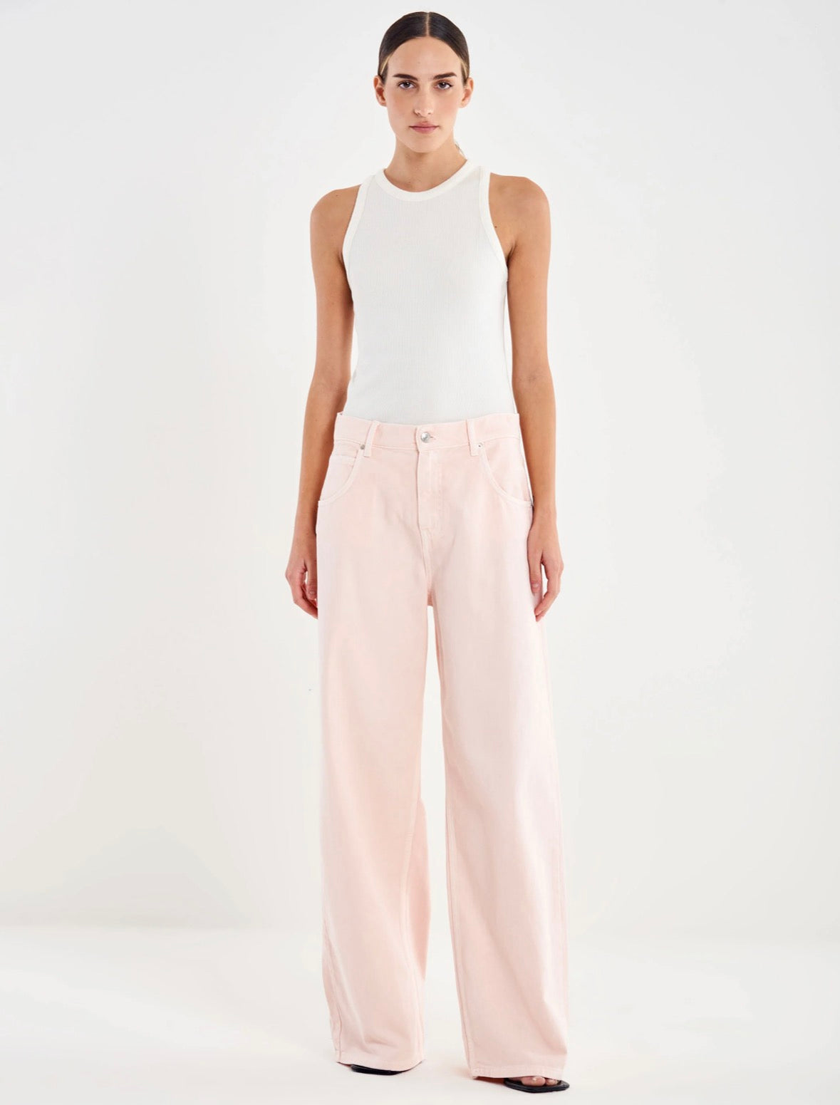 Jeans Icon Mia Baggy Rosa Vicolo