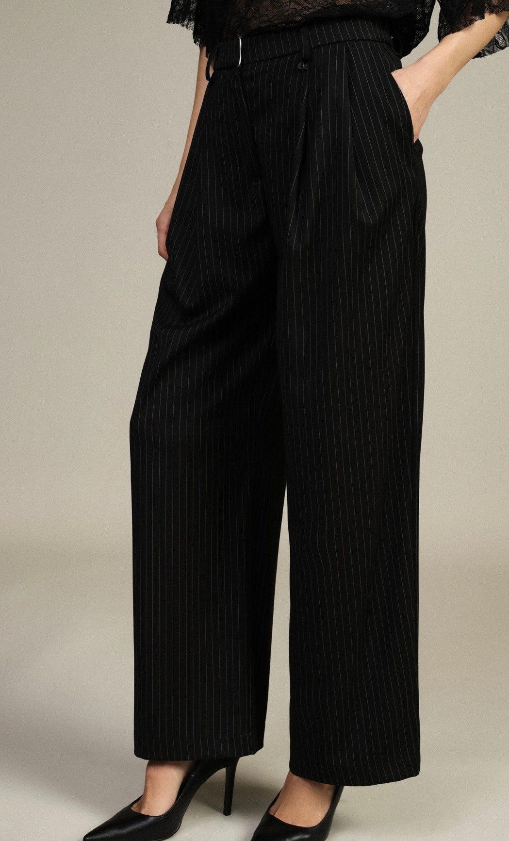 Pantaloni righe sottili Dixie