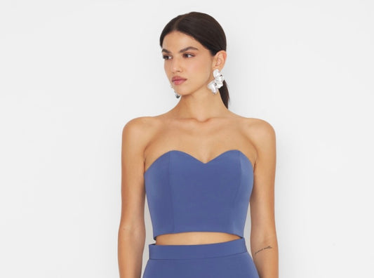 Top bustier pavone Silence