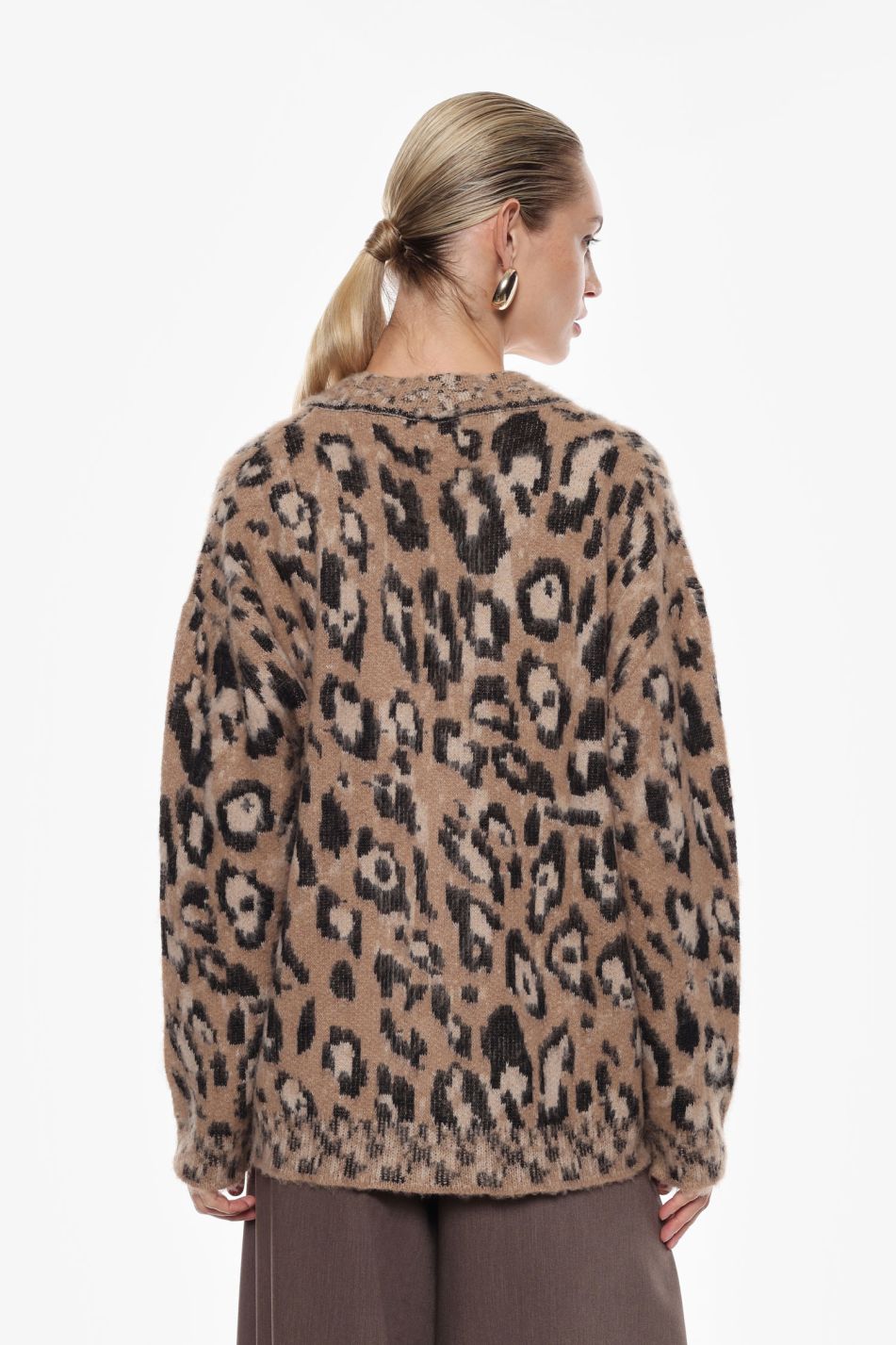 CARDIGAN IN FANTASIA ANIMALIER