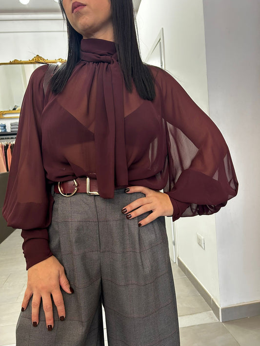 Camicia Silence Limited bordeaux