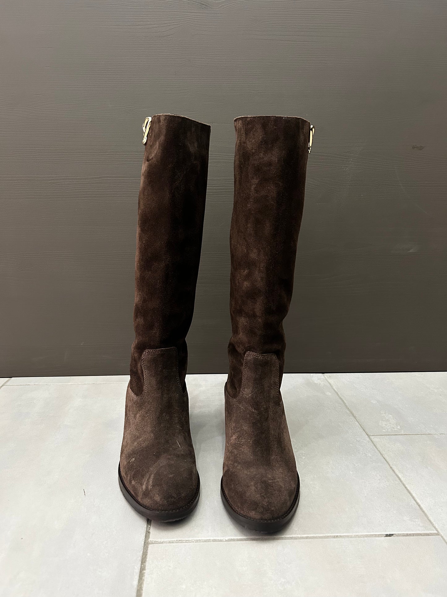 Stivale marrone scamosciato Ovyè