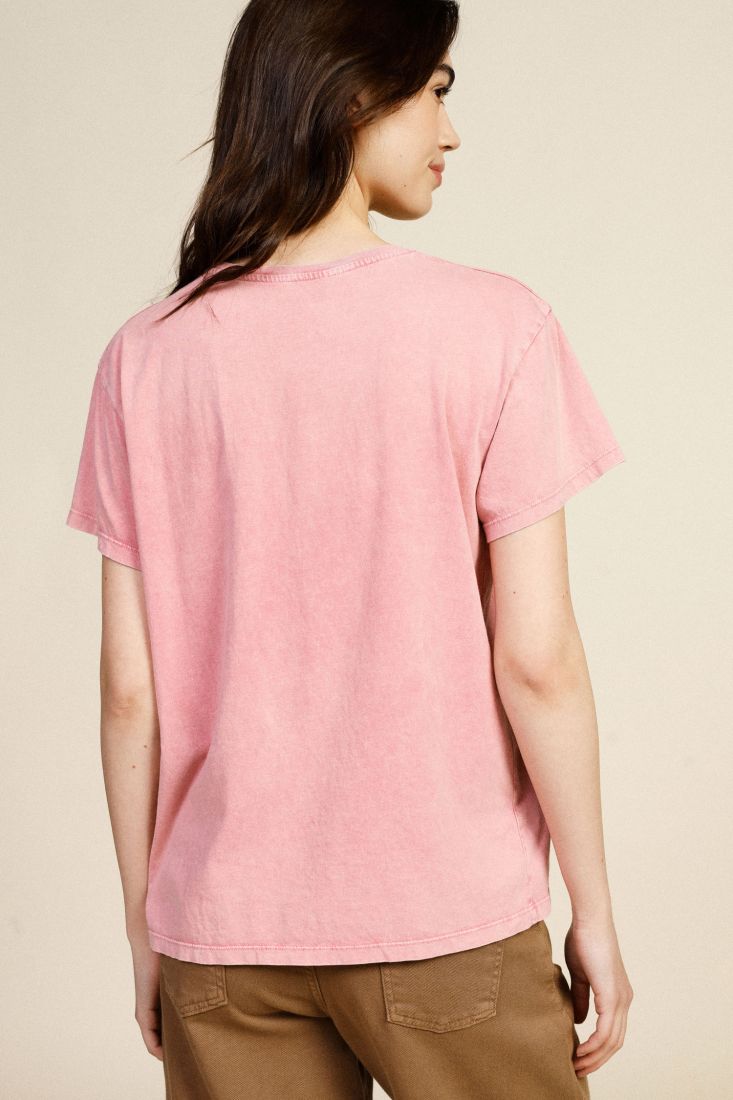 T-shirt stampa grafica con maniche corte