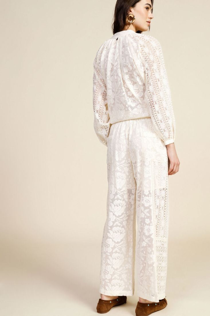 Pantaloni ampi in pizzo Dixie