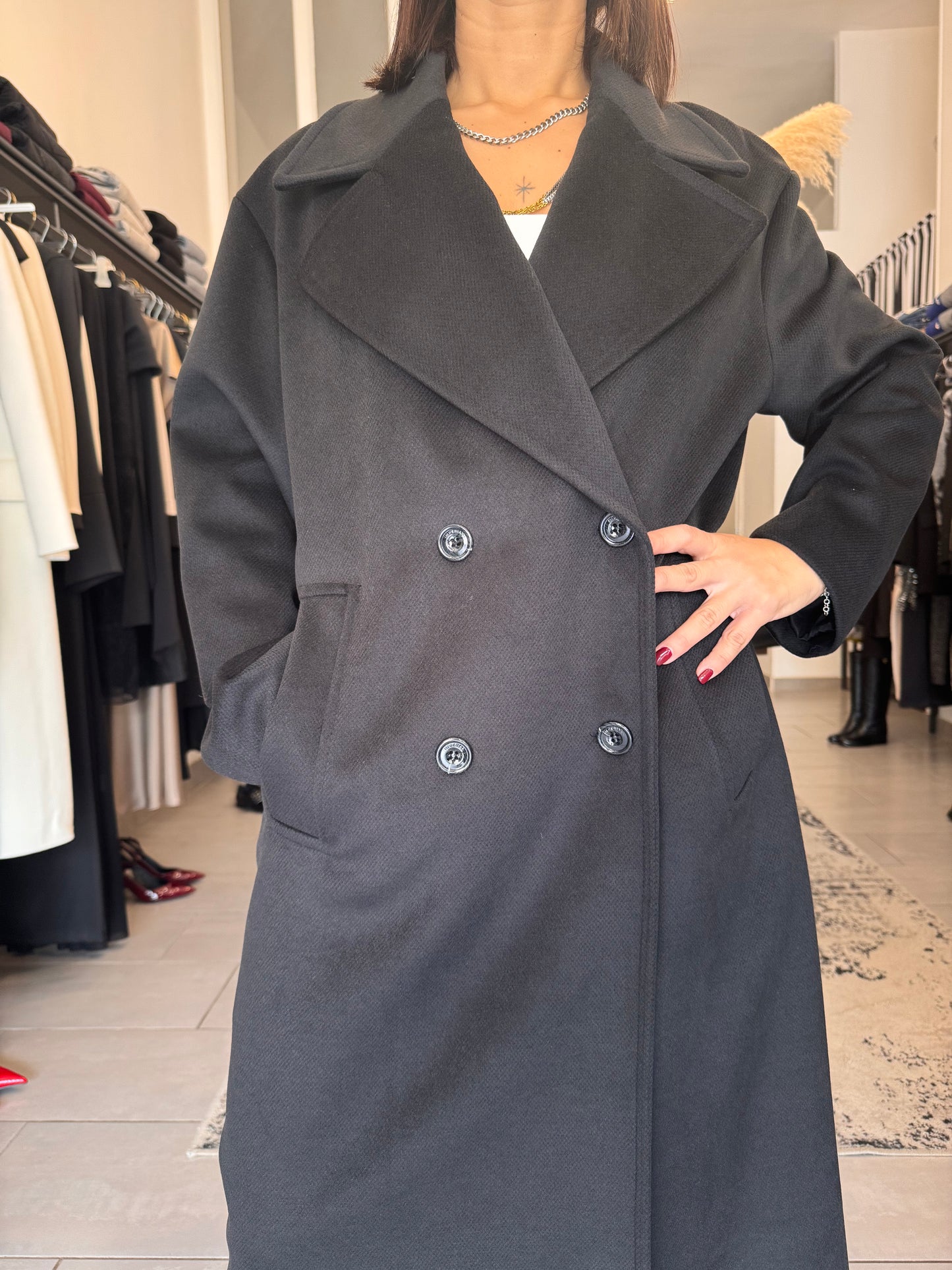 Cappotto nero imperial