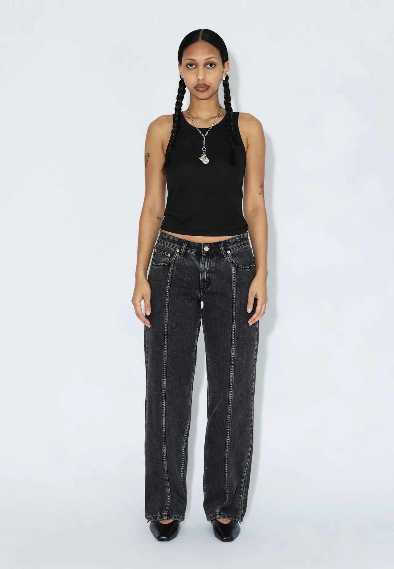 Jeans nero no stretch Dr Denim