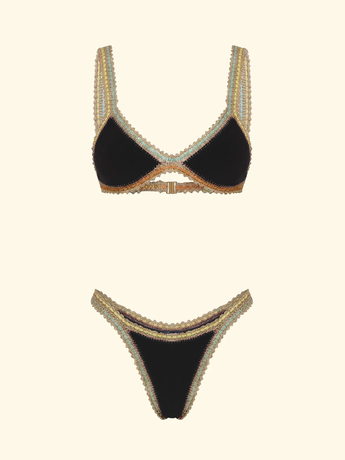 Bikini Donna f**k triangolino e slip americano fisso