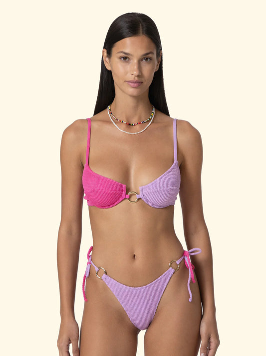 Bikini con slip americano regolabile F**k