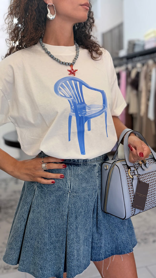 Mini gonna in jeans Dr Denim