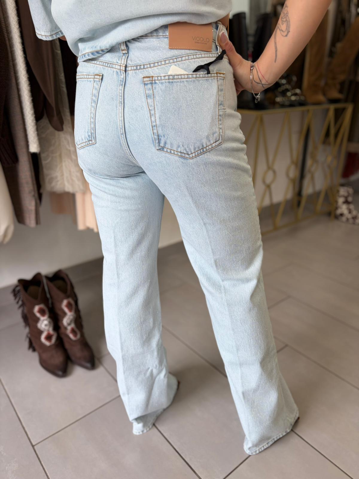 Jeans Vicolo effetto lurex