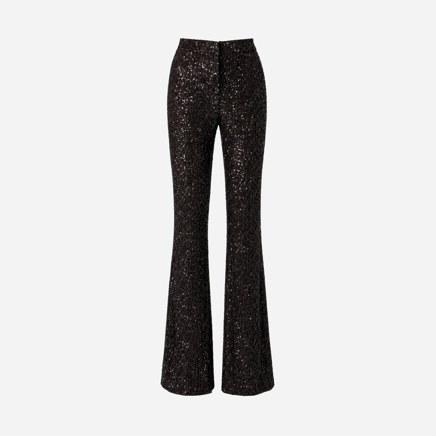 Pantalone paillettes marrone Silence