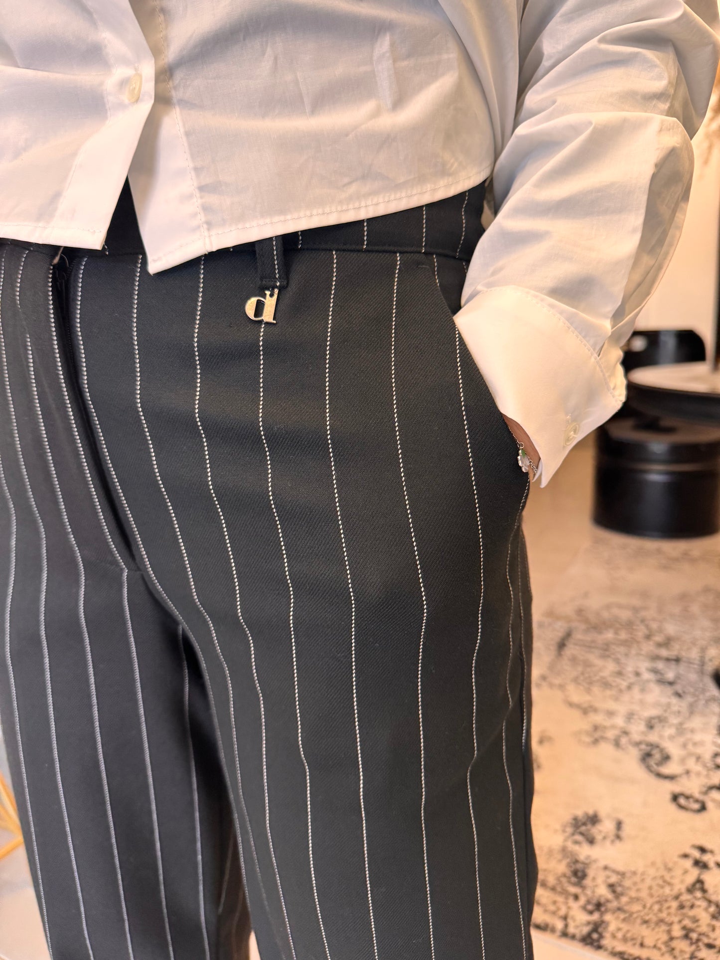 Pantalone gessato Dixie