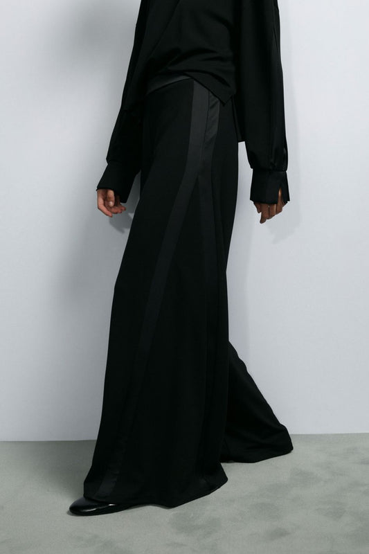PANTALONI PALAZZO ELEGANTI A VITA ALTA