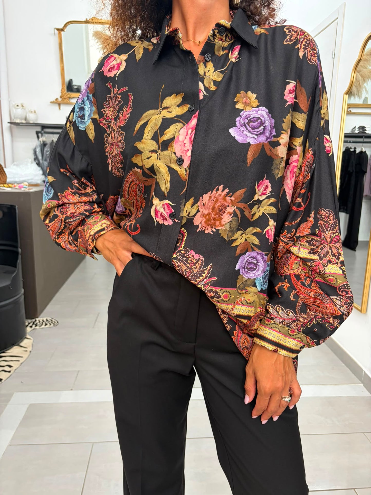 Camicia in fantasia Dixie